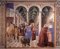 Arrivo di Sant'Agostino A Milano 1465