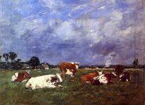Коровы на пастбище 1888