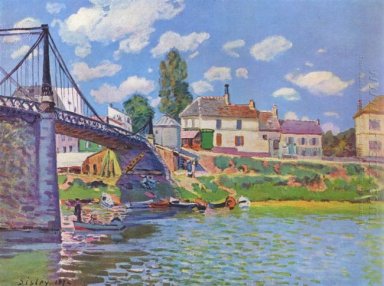 Brücke am Villeneuve-la-Garenne 1872