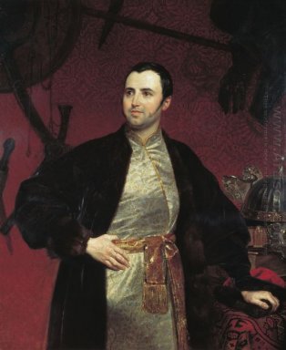 Retrato de M Um Obolensky 1846