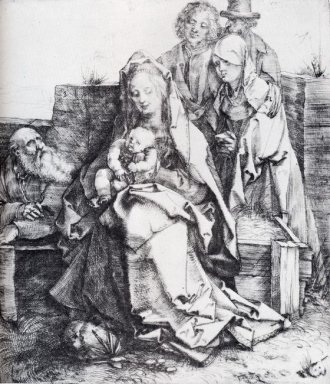 la Sagrada Familia con San Juan de la Magdalena y Nicodemo 1512
