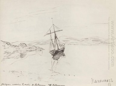 Шхуна В заливе 1896