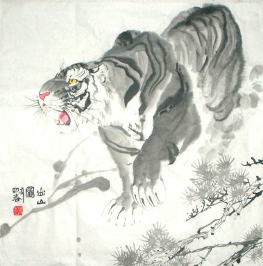 Tiger - la pintura china