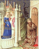 St. Jerome tentado por Meninas de dança