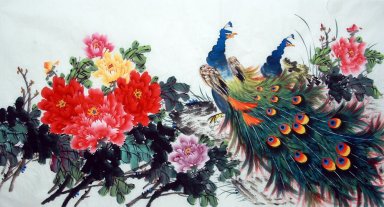 Peacock - la pintura china