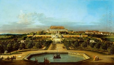 O lado Schloss Hof Garden 1758