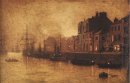 Evening Whitby Harbour 1893
