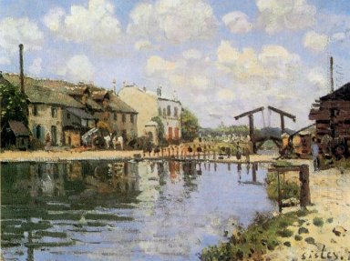 Het canal saint martin 1872