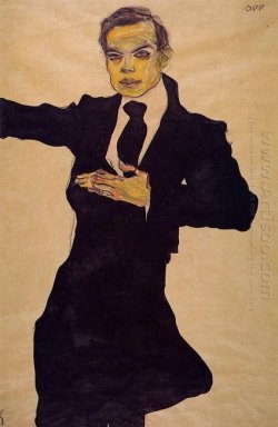 portrait du peintre Max Oppenheimer 1910