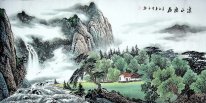 Village in the Mountains - Chinese Painting