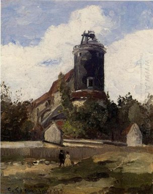 la tour du télégraphe à Montmartre 1863