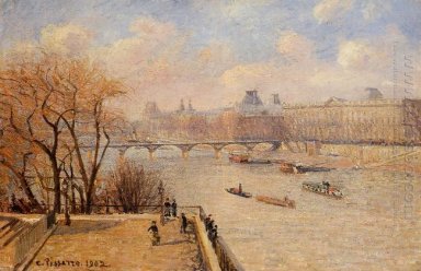 Het verhoogde terras van de pont neuf 1902