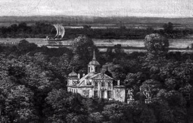 Palace på vattnet i Warszawa 1775