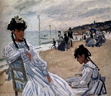 En la playa en Trouville 1871