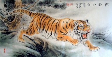 Tiger - la pintura china