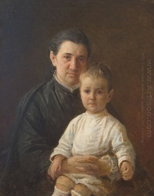 Portret van Evdokiya Nikolaevna Kostycheva