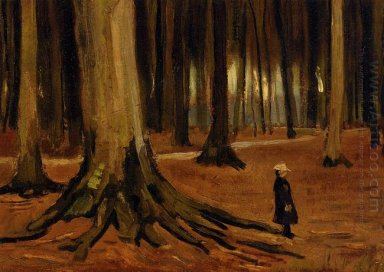 Girl In The Woods 1882