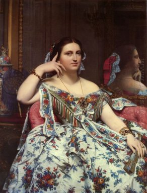 Portrait Of Madame Moitessier Duduk 1856