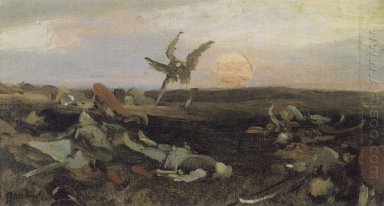 Après le carnage Igor Svyatoslavich Avec Polovtsy Sketch 1878