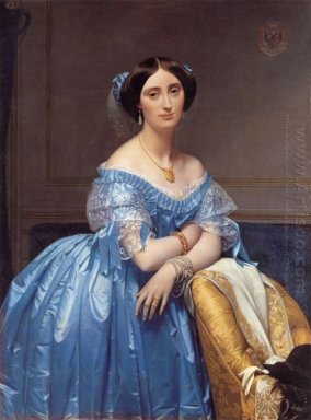 Portret van De Princesse De Broglie 1853