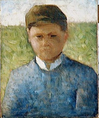 Jonge Boer In Blauw 1882