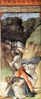 Martyrskap av St Peter Martyr 1490