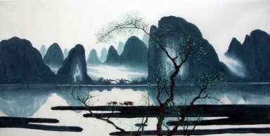 Montagne et de l\'eau - peinture chinoise