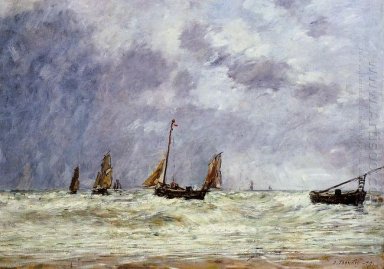 Berck Le départ des bateaux