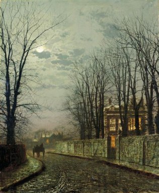 En Wintry månen 1886