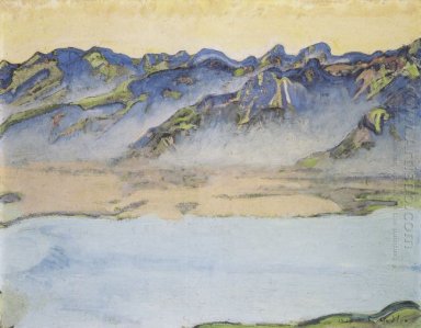 Рост туман над Savoy Альпах 1917