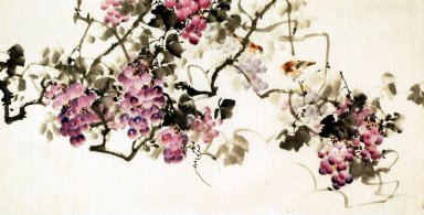 Vindruvor - kinesisk målning