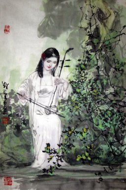 Beautiful Lady - Chinese Painting