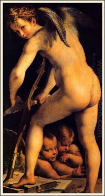 Amor che intaglia l\'arco 1524