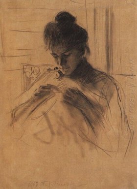 Portrait Of Y E Kustodieva 1903