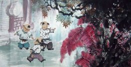 Niños - pintura china Niños - pintura china