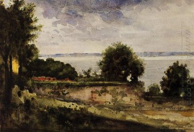 Utsikt över trädgården av madamen Aupick Mother Of Baudelaire