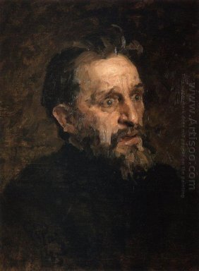 Porträt von I. Repin (Studie)