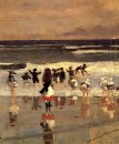Beach Scene (o bambini nella Surf)