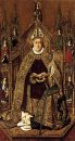 St Dominic Enthroned di Glory