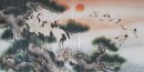 Crane - Peinture chinoise