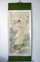 Guanyin - Mounted - Chinese Painting