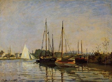 Imbarcazioni da diporto Argenteuil C 1872 3 olio su tela