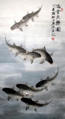 Fish - Peinture chinoise