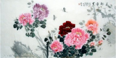 Peony - la pintura china