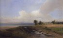 Landschaft Ufer der Wolga 1874