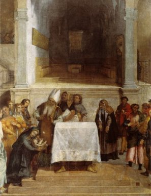 A apresentação de Cristo no templo 1556