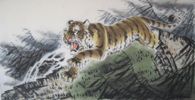 Tiger - la pintura china