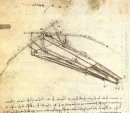EȦn van Leonardo Da Vinci S Ontwerpen voor een Ornithopter