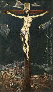 Christus in Doodsstrijd aan het kruis 1600s