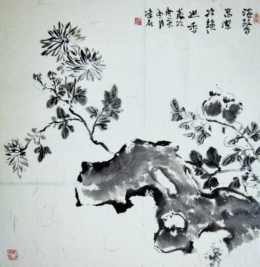 Crisantemo - Chines Pintura